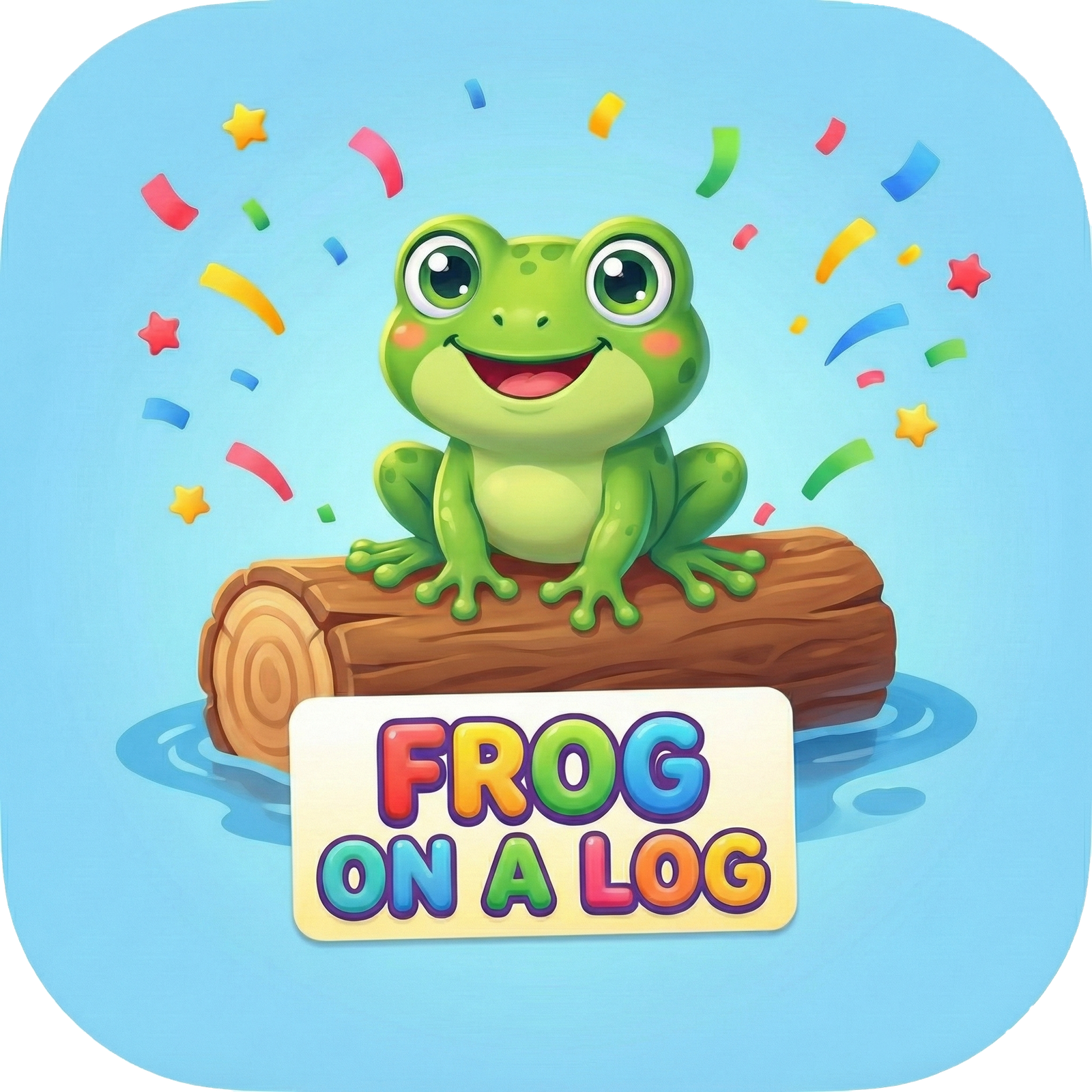 Frog on a Log App Icon